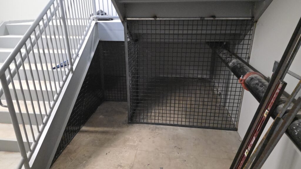 Commercial Staircase & Security Cage